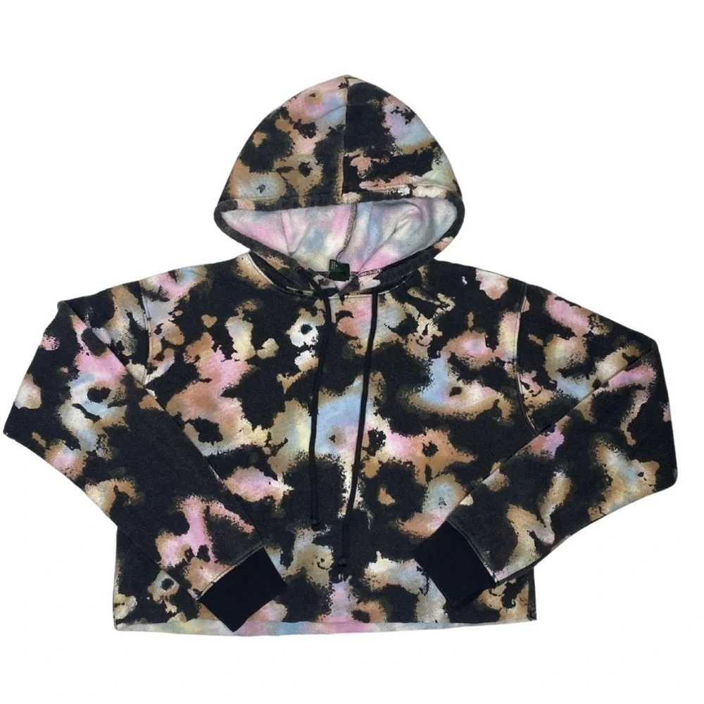 Wild Fable Oversized Tie Die Cropped Cozy Hoodie Sz XS - Picture 1 of 6